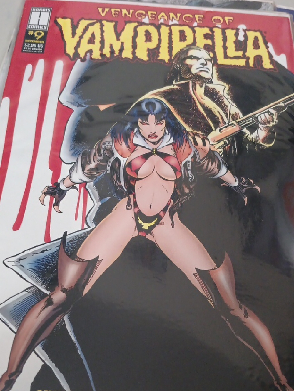 Vengeance of Vampirella Comic Book - Vampirella Cover (Red, Black)